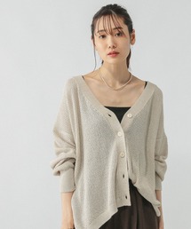 GLOBAL WORK | ペーパーヤーンカノコカーディガン長袖/577968(カーディガン/ボレロ)