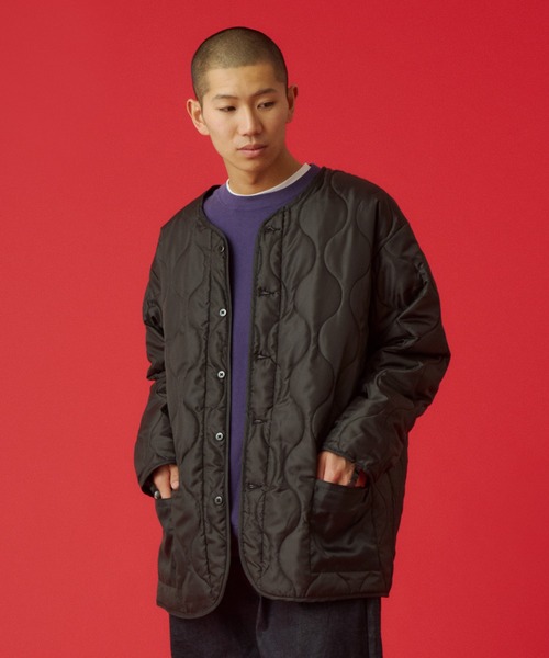 KAVU(カブー)の「KAVU/カブー Nylon Hooded Coat/ナイロンフーデッドコート(ナイロンジャケット・メンズ・サンドベージュ/カーキ/ブラック・MEDIUM/LARGE)」の9枚目の写真