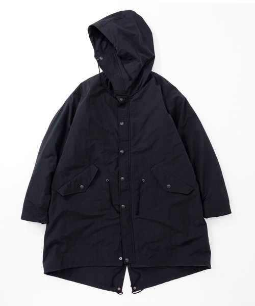 KAVU(カブー)の「KAVU/カブー Nylon Hooded Coat/ナイロンフーデッドコート(ナイロンジャケット・メンズ・サンドベージュ/カーキ/ブラック・MEDIUM/LARGE)」の10枚目の写真
