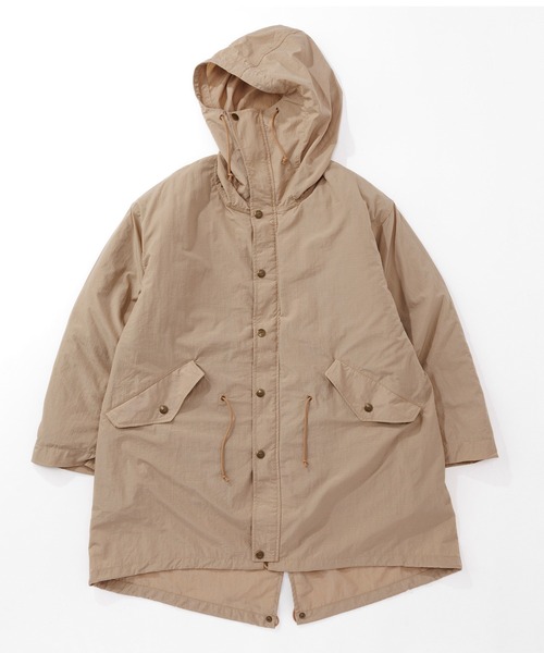 KAVU(カブー)の「KAVU/カブー Nylon Hooded Coat/ナイロンフーデッドコート(ナイロンジャケット・メンズ・サンドベージュ/カーキ/ブラック・MEDIUM/LARGE)」の18枚目の写真