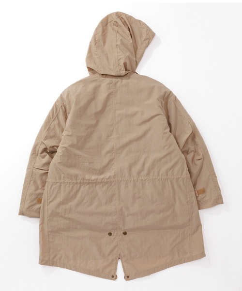 KAVU(カブー)の「KAVU/カブー Nylon Hooded Coat/ナイロンフーデッドコート(ナイロンジャケット・メンズ・サンドベージュ/カーキ/ブラック・MEDIUM/LARGE)」の19枚目の写真