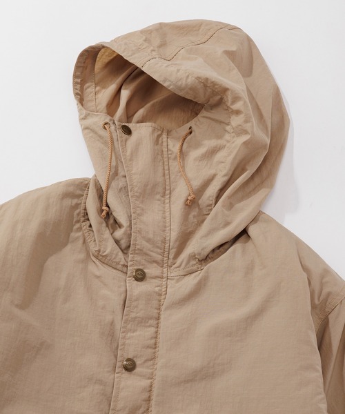 KAVU(カブー)の「KAVU/カブー Nylon Hooded Coat/ナイロンフーデッドコート(ナイロンジャケット・メンズ・サンドベージュ/カーキ/ブラック・MEDIUM/LARGE)」の20枚目の写真