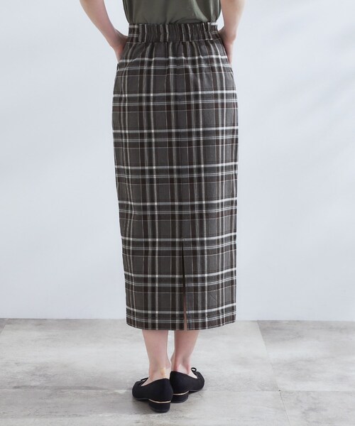 grove（グローブ）の「360°伸びて楽なはき心地　すっきり見えタイトスカート（スカート・レディース・ネイビー/ブラック系1/ブラック・02/03/01/05/04）」の4枚目の写真