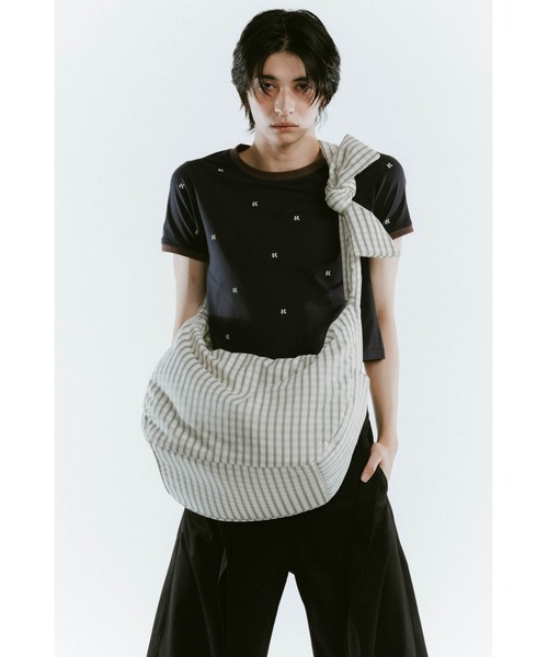 Knuth Marf(クヌースマーフ)の「label checkered shirts bag(ショルダーバッグ・レディース・ホワイト・ONE SIZE)」の16枚目の写真
