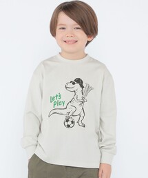 ARCH & LINE | 【SHIPS KIDS別注】ARCH&LINE:100~130cm / ダイナソー ロングスリーブ Tシャツ(Tシャツ/カットソー)