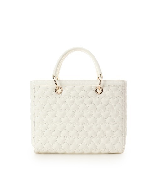 SAMANTHAVEGA(サマンサベガ)の「エターナルハートキルトハンドバッグ(ハンドバッグ・レディース・ホワイト/ピンク/ブラック・FREE)」の22枚目の写真