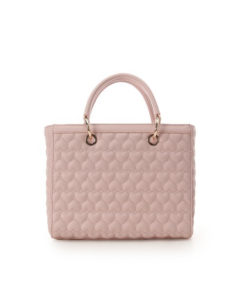 SAMANTHAVEGA(サマンサベガ)の「エターナルハートキルトハンドバッグ(ハンドバッグ・レディース・ホワイト/ピンク/ブラック・FREE)」の12枚目の写真