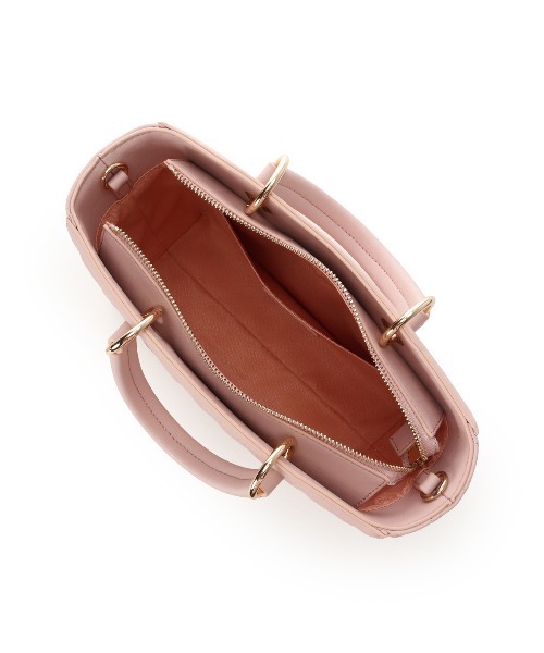 SAMANTHAVEGA(サマンサベガ)の「エターナルハートキルトハンドバッグ(ハンドバッグ・レディース・ホワイト/ピンク/ブラック・FREE)」の13枚目の写真