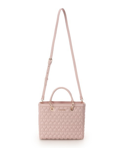 SAMANTHAVEGA(サマンサベガ)の「エターナルハートキルトハンドバッグ(ハンドバッグ・レディース・ホワイト/ピンク/ブラック・FREE)」の14枚目の写真