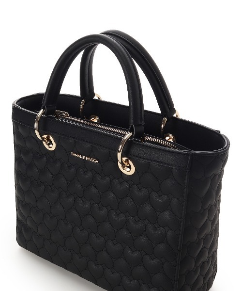 SAMANTHAVEGA(サマンサベガ)の「エターナルハートキルトハンドバッグ(ハンドバッグ・レディース・ホワイト/ピンク/ブラック・FREE)」の15枚目の写真