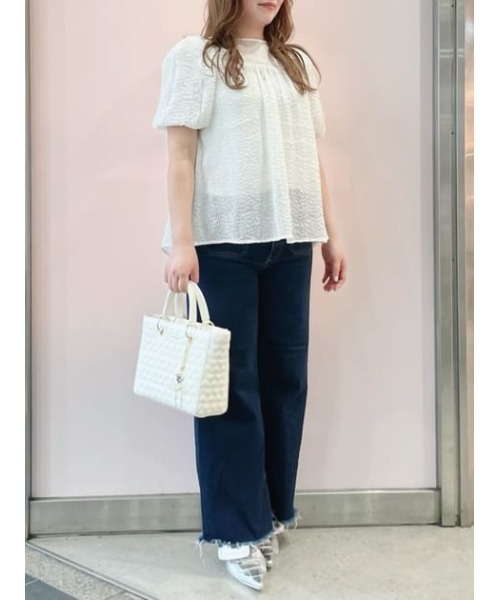 SAMANTHAVEGA(サマンサベガ)の「エターナルハートキルトハンドバッグ(ハンドバッグ・レディース・ホワイト/ピンク/ブラック・FREE)」の7枚目の写真