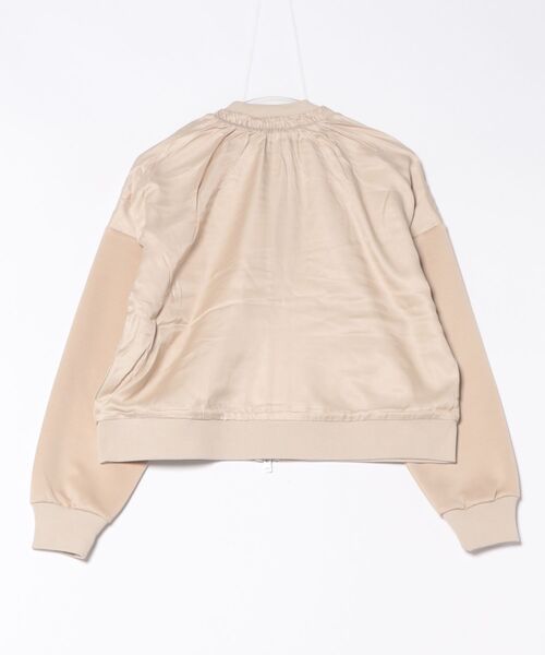 ALLSAINTS（オールセインツ）の「MIRRI JERSEY BOMBER JACKET | MIRRI ジャージー ボンバー ジャケット（MA-1・レディース・ホワイト・XS/S/M/L）」の8枚目の写真