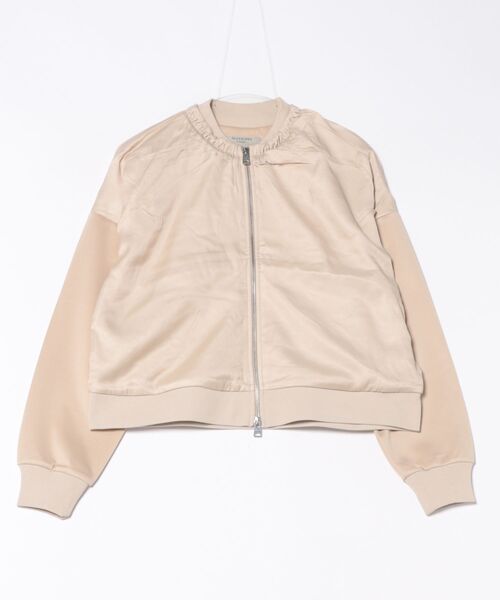 ALLSAINTS（オールセインツ）の「MIRRI JERSEY BOMBER JACKET | MIRRI ジャージー ボンバー ジャケット（MA-1・レディース・ホワイト・XS/S/M/L）」の7枚目の写真