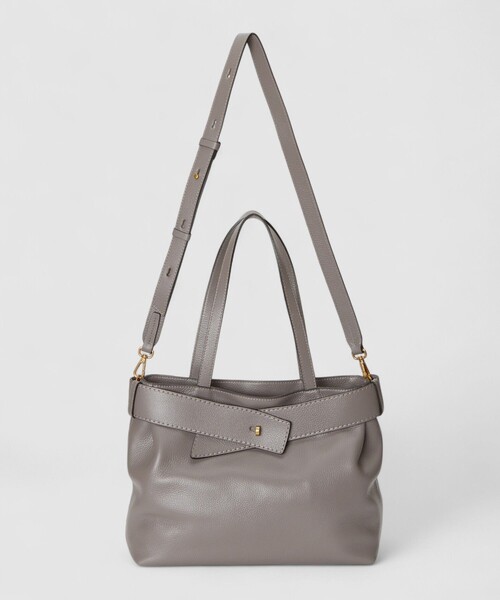 ANAYI（アナイ）の「◇ベルテットトートバッグ（トートバッグ・レディース・グレイッシュベージュ/ライトグレー・FREE）」の10枚目の写真