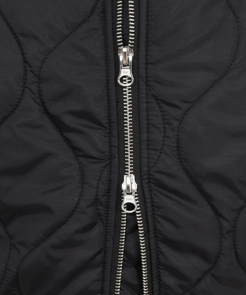 ANGENEHM（アンゲネーム）の「mj10979-Wave Quilted Zip Hooded Coat フーディーコート(AG05-011acf)（その他アウター・メンズ・ブラック/パープル・M/S/L）」の5枚目の写真