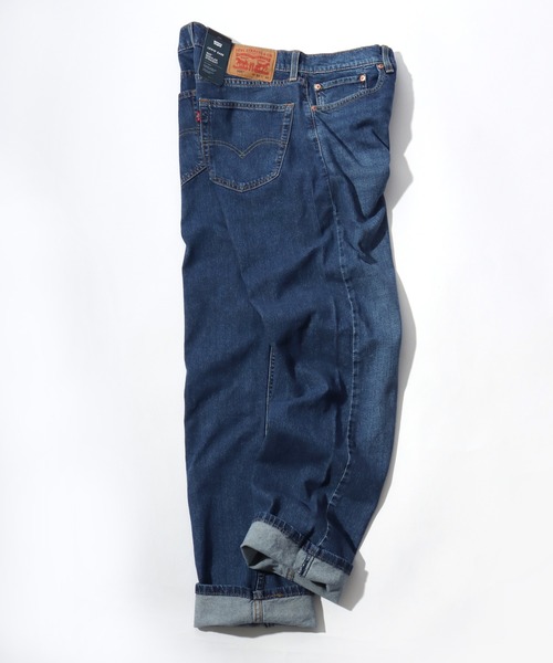 Levi's(リーバイス)の「Levi's/リーバイス 505 REGULAR STRAIGHT ストレッチデニム レギュラーストレート(デニムパンツ・メンズ・インディゴブルー/ダークインディゴブルー/ワンウォッシュ/ブラック・28inch/29inch/30inch/31inch/32inch/33inch/34inch/36inch)」の3枚目の写真