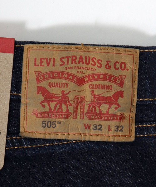 Levi's(リーバイス)の「Levi's/リーバイス 505 REGULAR STRAIGHT ストレッチデニム レギュラーストレート(デニムパンツ・メンズ・インディゴブルー/ダークインディゴブルー/ワンウォッシュ/ブラック・28inch/29inch/30inch/31inch/32inch/33inch/34inch/36inch)」の17枚目の写真
