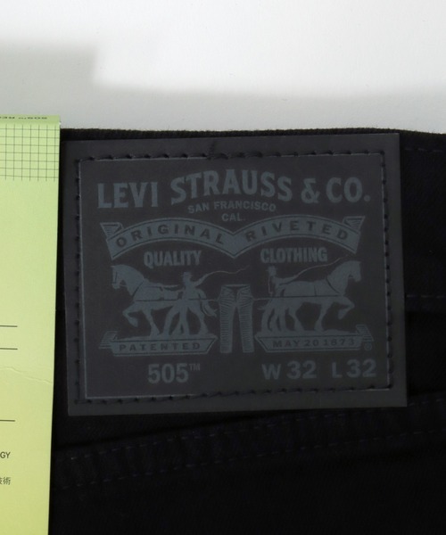 Levi's(リーバイス)の「Levi's/リーバイス 505 REGULAR STRAIGHT ストレッチデニム レギュラーストレート(デニムパンツ・メンズ・インディゴブルー/ダークインディゴブルー/ワンウォッシュ/ブラック・28inch/29inch/30inch/31inch/32inch/33inch/34inch/36inch)」の18枚目の写真