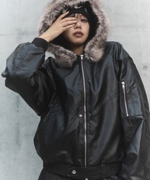 Figments（フィグメンツ）の「N2B合皮ジャケット（ブルゾン）」