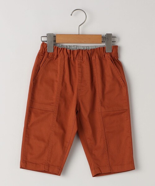 SHIPS（シップス）の「SHIPS KIDS:80～90cm /テーパード クロップド パンツ（その他パンツ・キッズ・オリーブ/オレンジ・80/90）」の2枚目の写真