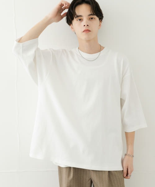 SENSE OF PLACE by URBAN RESEARCH(センスオブプレイスバイアーバンリサーチ)の「『ユニセックス』エクストラルーズアソートTシャツ(Tシャツ/カットソー・メンズ・ホワイト/ホワイト系その他/ブラック/ブラック系その他・MEDIUM/LARGE)」の11枚目の写真