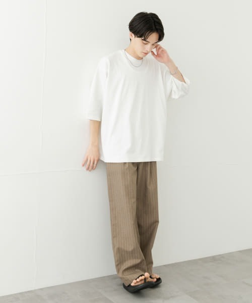 SENSE OF PLACE by URBAN RESEARCH(センスオブプレイスバイアーバンリサーチ)の「『ユニセックス』エクストラルーズアソートTシャツ(Tシャツ/カットソー・メンズ・ホワイト/ホワイト系その他/ブラック/ブラック系その他・MEDIUM/LARGE)」の16枚目の写真