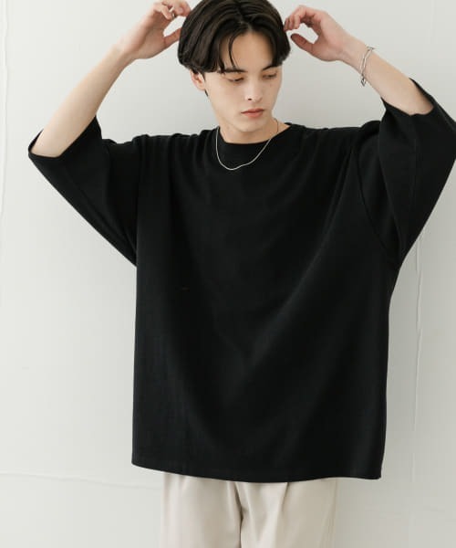 SENSE OF PLACE by URBAN RESEARCH(センスオブプレイスバイアーバンリサーチ)の「『ユニセックス』エクストラルーズアソートTシャツ(Tシャツ/カットソー・メンズ・ホワイト/ホワイト系その他/ブラック/ブラック系その他・MEDIUM/LARGE)」の21枚目の写真