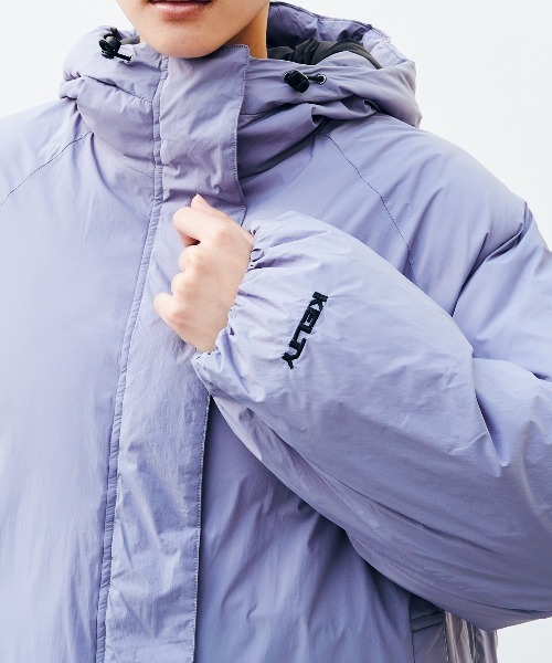 KELTY（ケルティ）の「インサレーションミドルコート（ダウンジャケット/コート・レディース・ベージュ/ブルー/ブラック/ネイビー・FREE）」の18枚目の写真