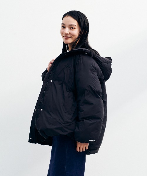 KELTY（ケルティ）の「インサレーションミドルコート（ダウンジャケット/コート・レディース・ベージュ/ブルー/ブラック/ネイビー・FREE）」の13枚目の写真