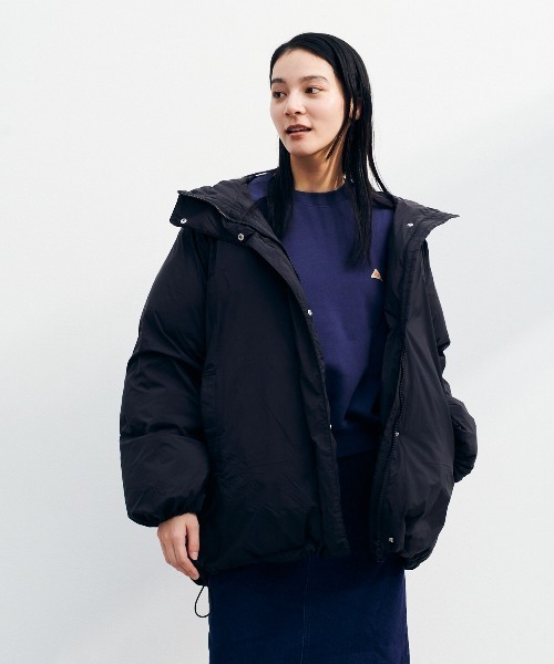 KELTY（ケルティ）の「インサレーションミドルコート（ダウンジャケット/コート・レディース・ベージュ/ブルー/ブラック/ネイビー・FREE）」の12枚目の写真