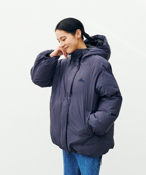 KELTY（ケルティ）の「インサレーションミドルコート（ダウンジャケット/コート・レディース・ベージュ/ブルー/ブラック/ネイビー・FREE）」の20枚目の写真