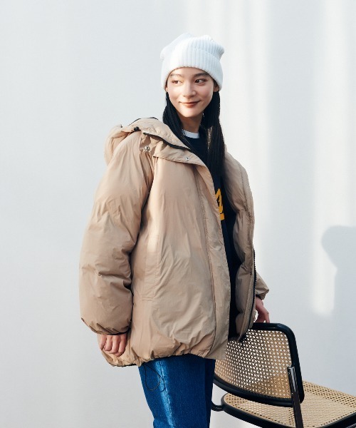 KELTY（ケルティ）の「インサレーションミドルコート（ダウンジャケット/コート・レディース・ベージュ/ブルー/ブラック/ネイビー・FREE）」の9枚目の写真