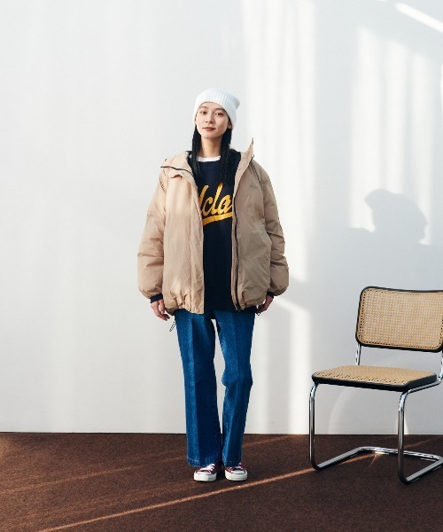 KELTY（ケルティ）の「インサレーションミドルコート（ダウンジャケット/コート・レディース・ベージュ/ブルー/ブラック/ネイビー・FREE）」の8枚目の写真