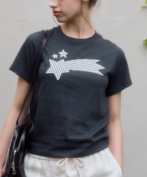 Birthday room（バースデイルーム）の「スターワッペンTシャツ/Star 