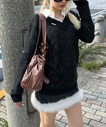 sedacle girl | ラメシアーケーブル編みニット(ニット/セーター)