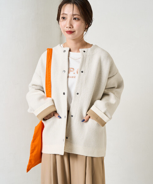 ▽K様▲専用ページ▽ 限定展開 裏配色 スナップ ニット カーディガン（カーディガン/ボレロ