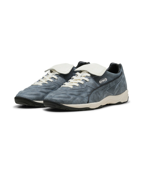 PUMA(プーマ)の「PUMA プーマ ユニセックス キング インドア プレミアム スニーカー(スニーカー・メンズ・ブラック×ホワイト/ライトインディゴブルー・26.5cm/25.5cm/22.0cm/26.0cm/25.0cm/24.0cm/23.0cm/24.5cm/23.5cm/22.5cm/28.0cm/27.0cm/28.5cm/27.5cm)」の15枚目の写真