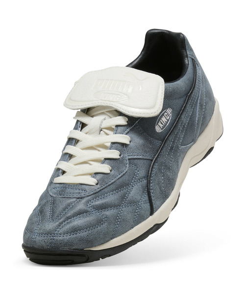 PUMA(プーマ)の「PUMA プーマ ユニセックス キング インドア プレミアム スニーカー(スニーカー・メンズ・ブラック×ホワイト/ライトインディゴブルー・26.5cm/25.5cm/22.0cm/26.0cm/25.0cm/24.0cm/23.0cm/24.5cm/23.5cm/22.5cm/28.0cm/27.0cm/28.5cm/27.5cm)」の11枚目の写真