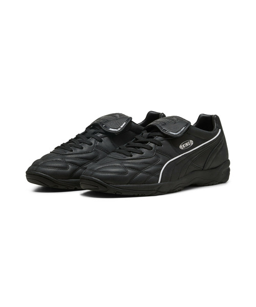 PUMA(プーマ)の「PUMA プーマ ユニセックス キング インドア プレミアム スニーカー(スニーカー・メンズ・ブラック×ホワイト/ライトインディゴブルー・26.5cm/25.5cm/22.0cm/26.0cm/25.0cm/24.0cm/23.0cm/24.5cm/23.5cm/22.5cm/28.0cm/27.0cm/28.5cm/27.5cm)」の7枚目の写真