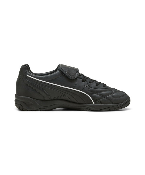 PUMA(プーマ)の「PUMA プーマ ユニセックス キング インドア プレミアム スニーカー(スニーカー・メンズ・ブラック×ホワイト/ライトインディゴブルー・26.5cm/25.5cm/22.0cm/26.0cm/25.0cm/24.0cm/23.0cm/24.5cm/23.5cm/22.5cm/28.0cm/27.0cm/28.5cm/27.5cm)」の4枚目の写真