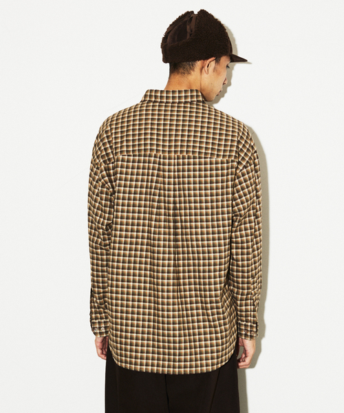 JOURNAL STANDARD（ジャーナルスタンダード）の「STILL AUTHENTIC / スティルオーセンティック ネル レギュラーカラーシャツ（シャツ/ブラウス・メンズ・ネイビー/ブラウン/グリーン/ダークブルー・SMALL/MEDIUM/LARGE）」の13枚目の写真