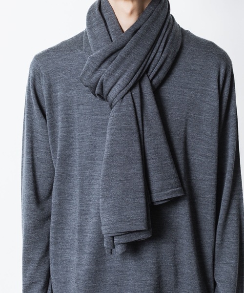 JOHN SMEDLEY MERINO EXTRAFINE WIDE STOLE（ストール/ショール