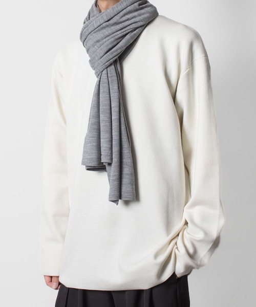 JOHN SMEDLEY MERINO EXTRAFINE WIDE STOLE（ストール/ショール