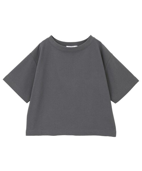 AMERICAN HOLIC（アメリカンホリック）の「2WAYオフショルスウェット半袖プルオーバー（スウェット・レディース・グレイッシュベージュ/グレー系その他/チャコールグレー・L/M）」の5枚目の写真