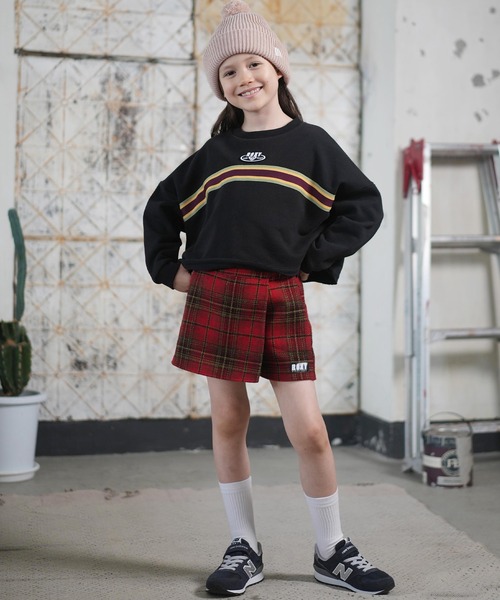 ROXY(ロキシー)の「ROXY/ロキシー MINI VENTURE キッズ スカート TSK254085(スカート・キッズ・ベージュ/レッド・130cm/140cm/150cm)」の9枚目の写真
