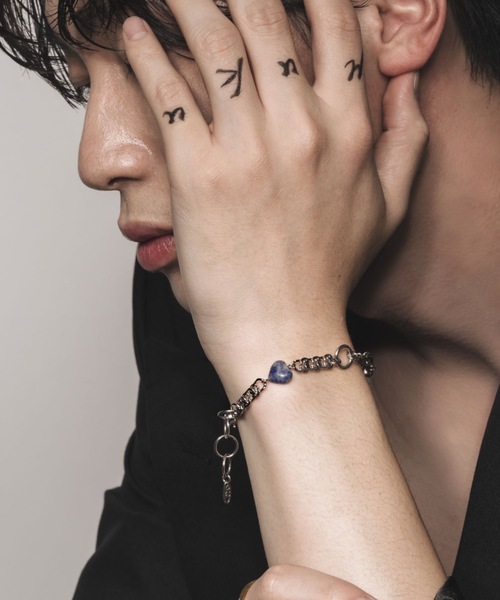 BRACELET/POINT STONE×PEARL（ブレスレット）｜muku（ムク）の