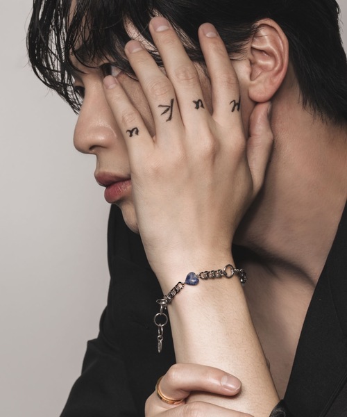 BRACELET/POINT STONE×PEARL（ブレスレット）｜muku（ムク）の