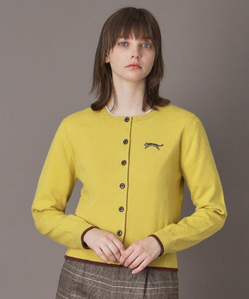 DRESSTERIOR（ドレステリア）の「◆【CLASSY．12月号掲載】タイガーエンブロイダリークルーネックカーディガン（カーディガン/ボレロ・レディース・ベージュ/グレー/ブラック/イエロー系その他/レッド系1/グレー系4・34/36/38/40）」の9枚目の写真