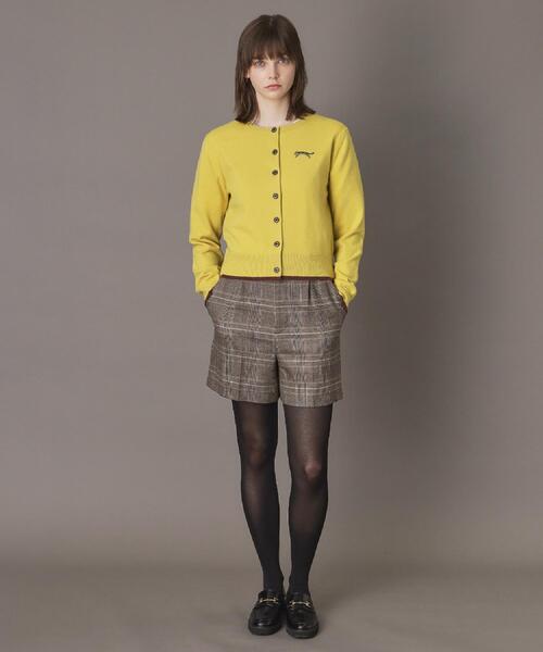 DRESSTERIOR（ドレステリア）の「◆【CLASSY．12月号掲載】タイガーエンブロイダリークルーネックカーディガン（カーディガン/ボレロ・レディース・ベージュ/グレー/ブラック/イエロー系その他/レッド系1/グレー系4・34/36/38/40）」の10枚目の写真