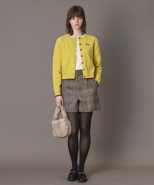 DRESSTERIOR（ドレステリア）の「◆【CLASSY．12月号掲載】タイガーエンブロイダリークルーネックカーディガン（カーディガン/ボレロ・レディース・ベージュ/グレー/ブラック/イエロー系その他/レッド系1/グレー系4・34/36/38/40）」の11枚目の写真